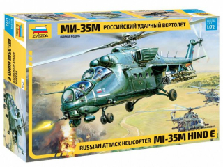 Vrtulník Mil MI-35M HIND E (Zvezda 1:72)
