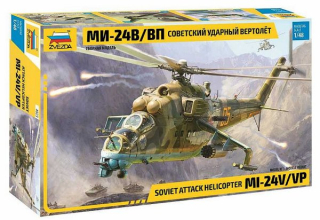 Vrtulník MIL-Mi 24 V-VP (Zvezda 1:48) 