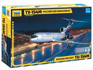 Tu-154M Russian Airliner (Zvezda 1:144) 