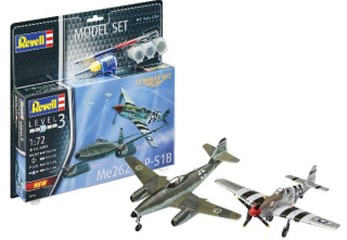 Set letadel Me262 & P-51B (Revell 1:72) 